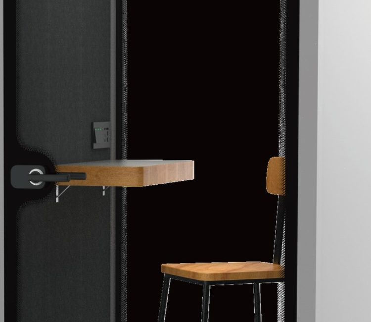 Cabine acoustique pour espace de travail